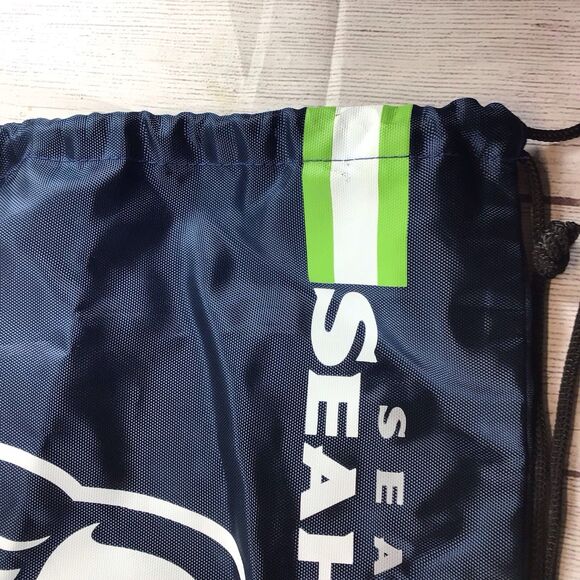Seattle Seahawks Football Drawstring Bag Backpack Sling Gym Bag FOCO Brand - Picture 3 of 16